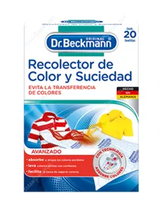 Recolector de Color y Suciedad en Toallitas Dr. Beckmann 20 unid