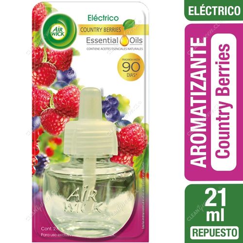 Repuesto Aromatizante Ambiental Eléctrico Air Wick Country Berries 21 ml