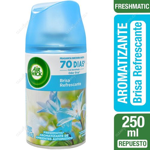 Repuesto Aromatizante Freshmatic Air Wick Brisa Refrescante 250 ml