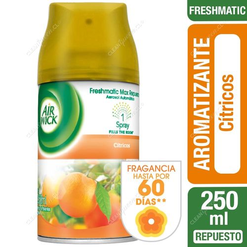 Repuesto Aromatizante Freshmatic Air Wick Cítricos 250 ml