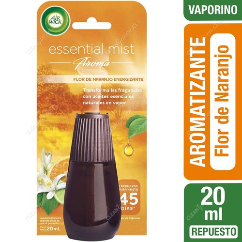 Repuesto Aromatizante Vaporino Air Wick Flor de Naranjo Energizante 20 ml