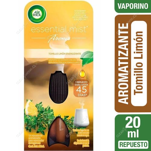 Repuesto Aromatizante Vaporino Air Wick Tomillo Limón 20 ml