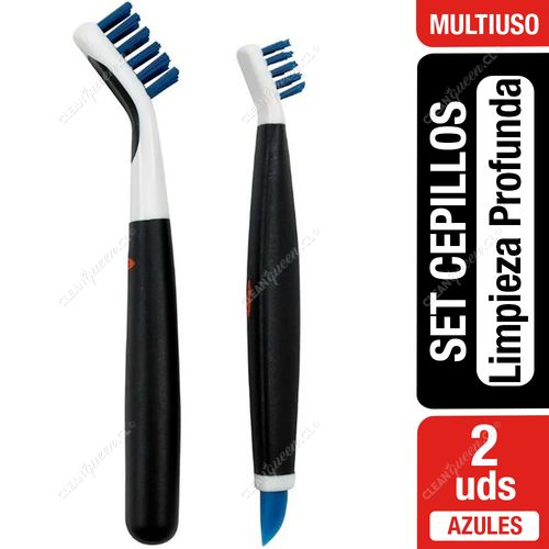 Set Cepillos Limpieza Profunda Azul Oxo 2 Unid