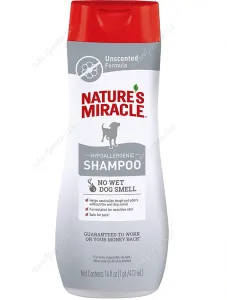 Shampoo Hipoalergénico para Perro Nature's Miracle Sin Aroma 473 ml