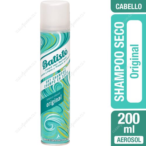 Shampoo Seco Batiste Original Aerosol 200 ml