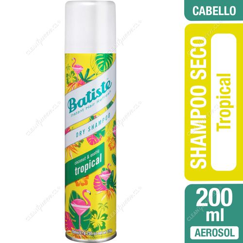 Shampoo Seco Batiste Tropical Aerosol 200 ml