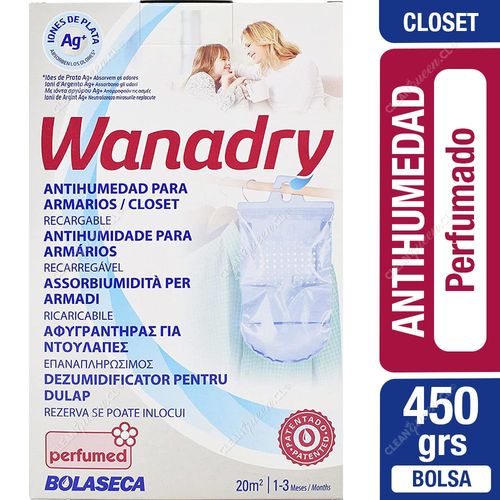 Sistema Antihumedad Bolaseca Wanadry Closets y Armarios 450 g