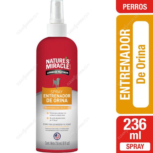 Spray Entrenador de Orina para Perro Nature's Miracle 236 ml