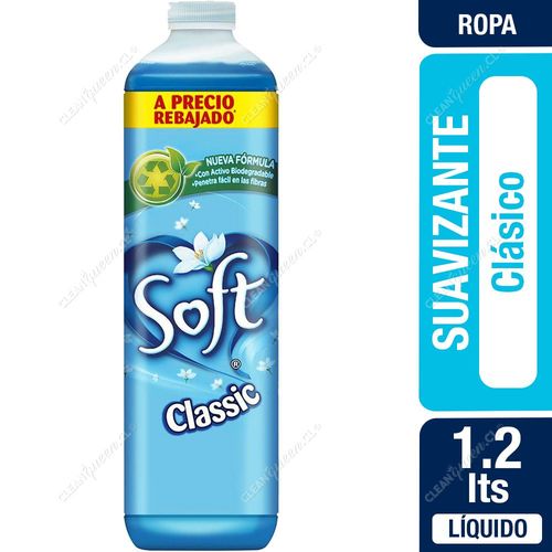 Suavizante Ropa Soft Clásico 1.2 L