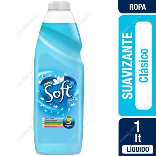 Suavizante Ropa Soft Clásico 1 L