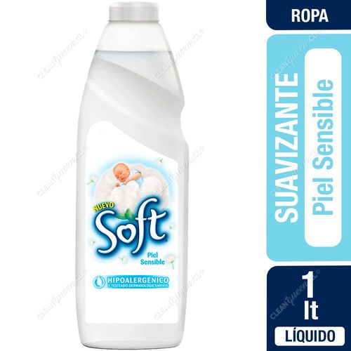 Suavizante Ropa Soft Piel Sensible 1 L