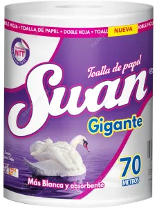 Toalla de Papel Swan Gigante Doble Hoja 70 mts 1 Unid