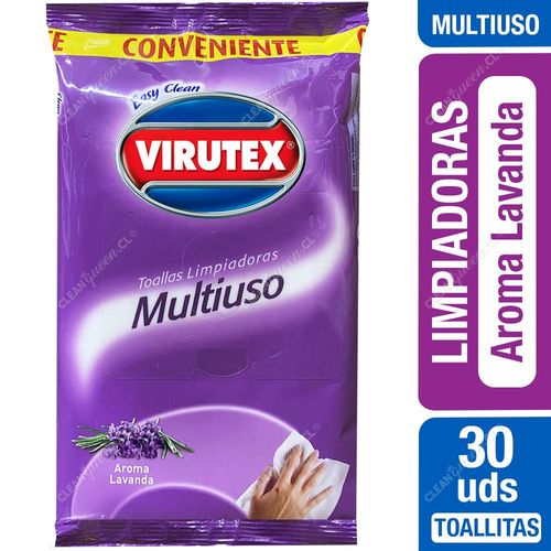 Toallitas Multiuso Virutex Aroma Lavanda 30 Unid