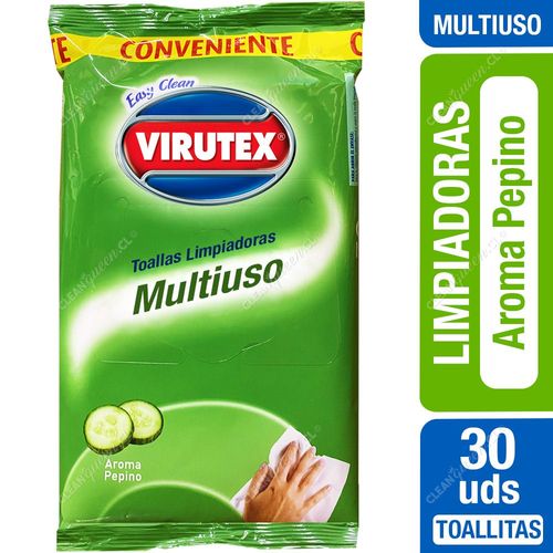 Toallitas Multiuso Virutex Aroma Pepino 30 Unid