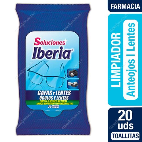 Toallitas para Anteojos Iberia 20 Unid