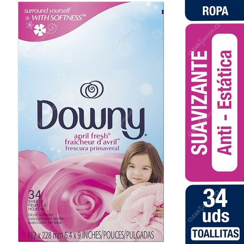 Toallitas Suavizantes Downy Anti-Estática 34 unidades