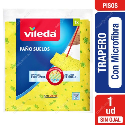 Trapero Con Microfibras Sin Ojal Vileda 1 Unid