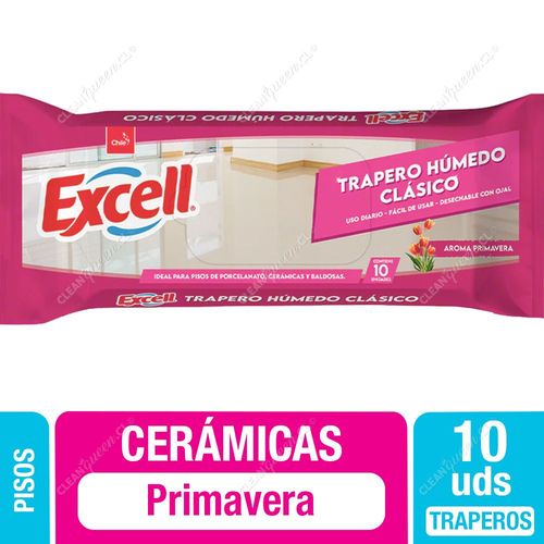 Trapero Húmedo Clásico Excell Primavera 10 Unid