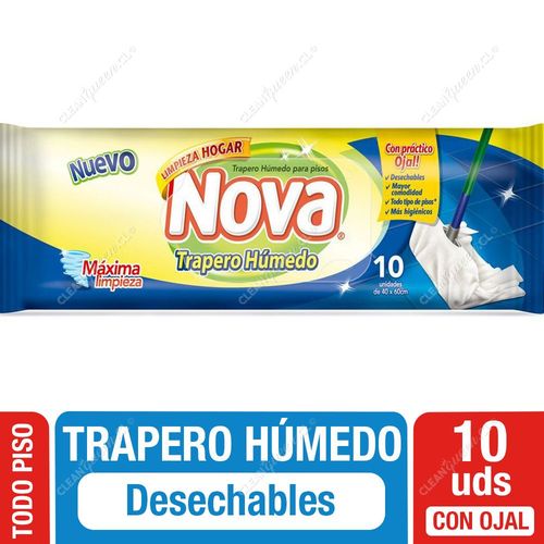 Trapero Húmedo Nova Todo Pisos 10 unid