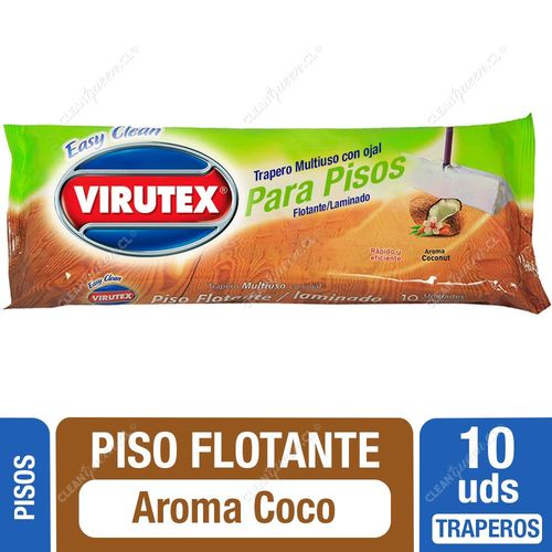 Trapero Húmedo Piso Flotante con Ojal Virutex Coco 10 Unid