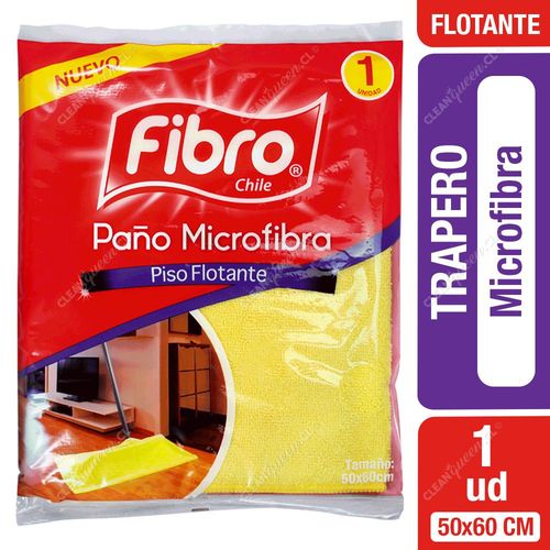 Trapero Microfibra Piso Flotante 50 x 60 cm Fibro 1 Unid