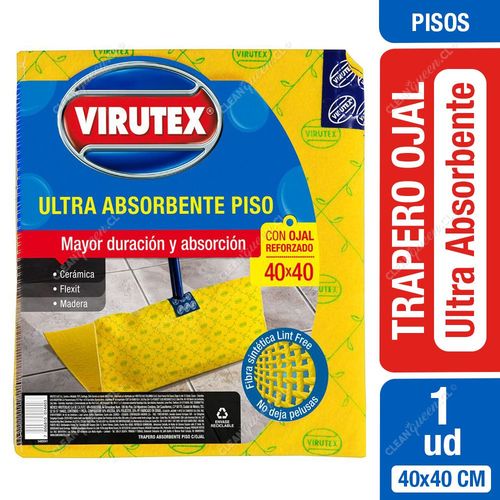 Trapero Ultra Absorbente con Ojal 40 x 40 cm Virutex 1 Unid